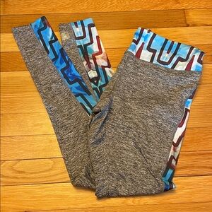 Women's LuLaRoe Gray athletic Leggings Medium